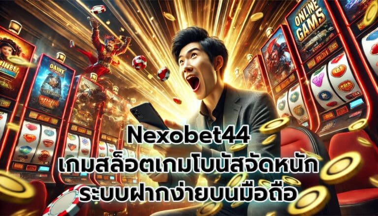 Nexobet44 เกมสล็อตออนไลน์ เกมโบนัสจัดหนัก-5